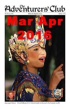 April 2016 Adventurers Club News Cover